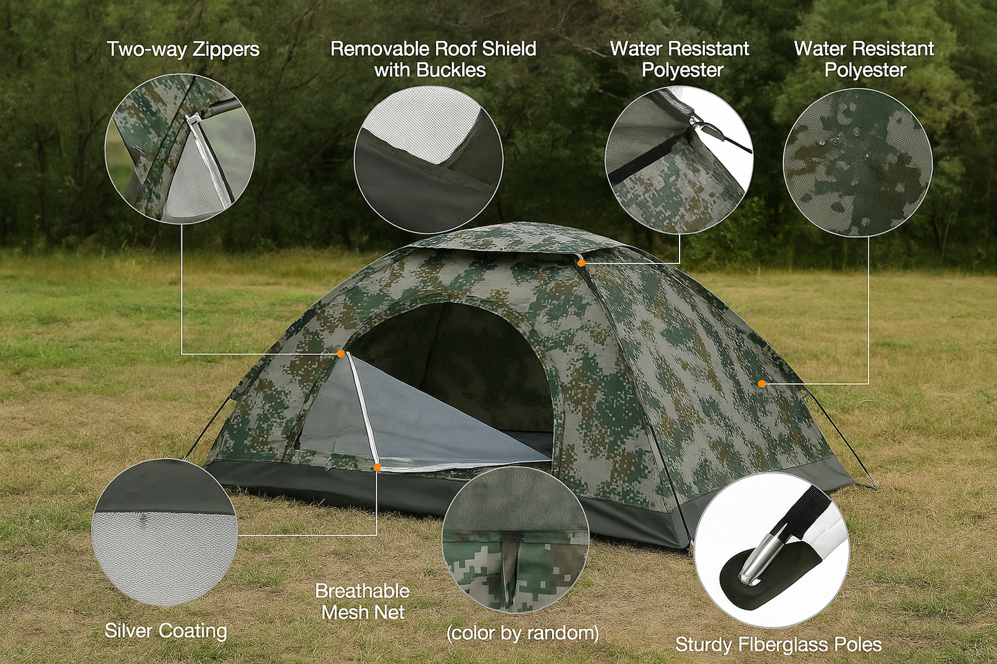 Ultralight Camping Tent – Pack Light, Sleep Right, Adventure Anywhere!