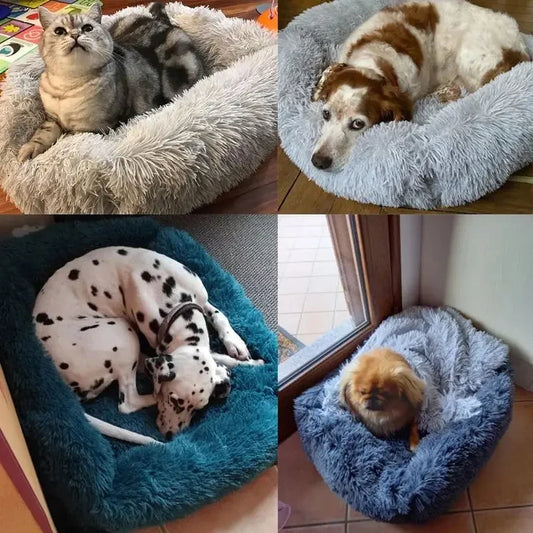 Rectangle Plush Pet Bed – Soft, Spacious, and Made for Sweet Dreams!